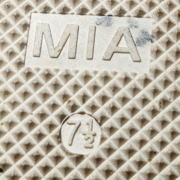 Mia Kiera Platform Espadrille Sandal Size 7.5 Ecru/tan - Picture 5 of 5